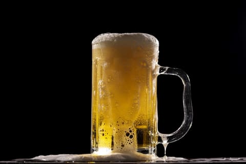 Beer in a glass