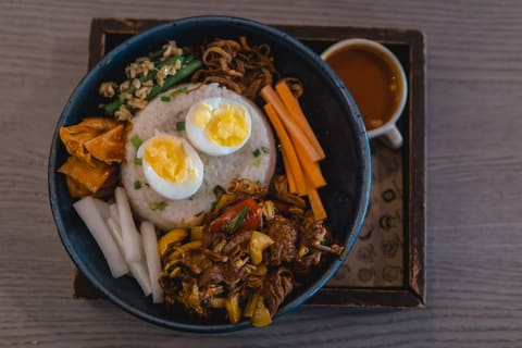 A Korean mixed rice bowl