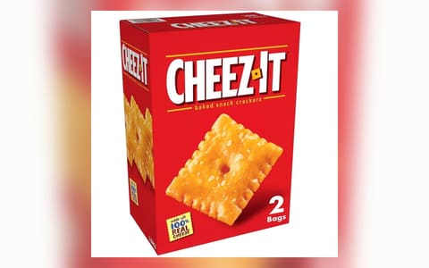 A red box of Cheez-It Original baked snack crackers