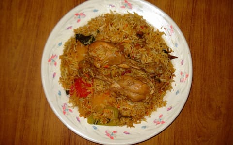 طبق برياني دجاج
