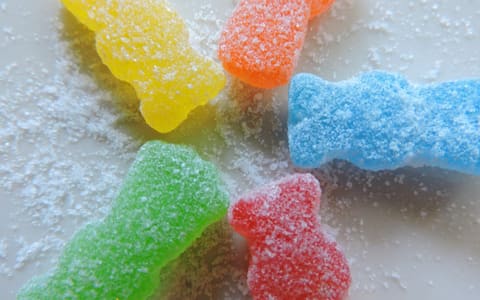 Sour Patch Kids sweets coated in sour sugar