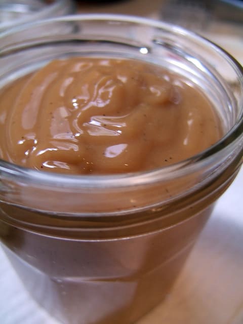 Dulce de leche / caramel sauce in a jar