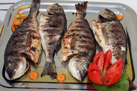 Cooked fish