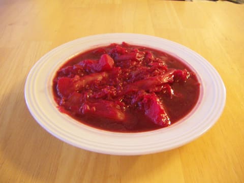 Borscht beet soup