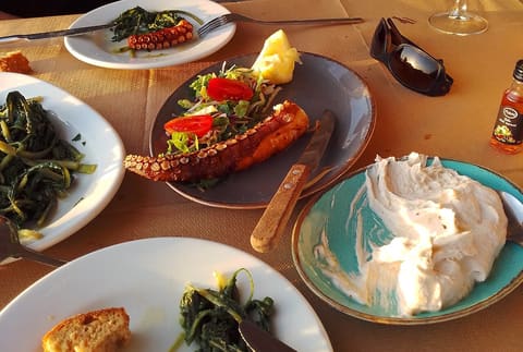 Grilled octopus