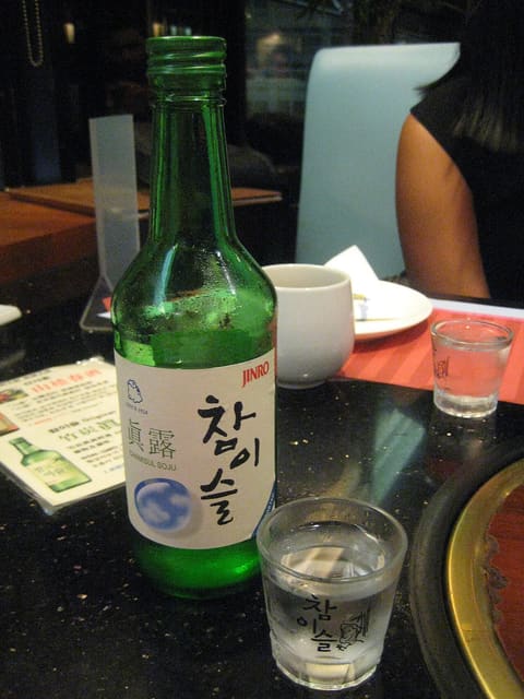 Soju / clear spirit glass