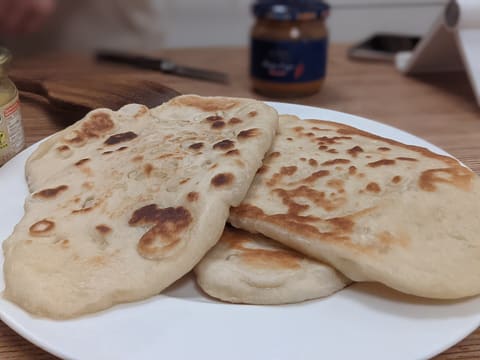 Naan flatbread from a tandoor