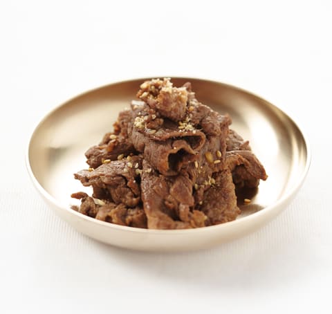 Korean bulgogi grilled beef