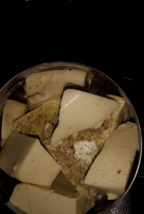 Paneer Indian cheese cubes