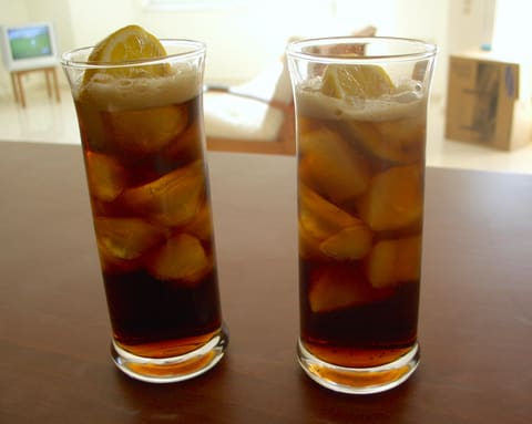 Rum in a glass