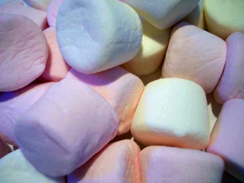 White marshmallows