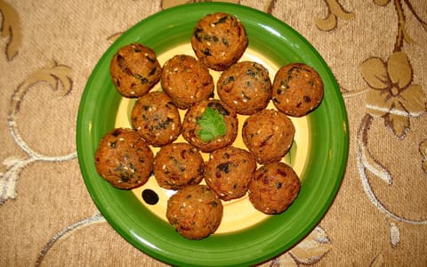 A plate of fried falafel balls (not an official CAVA photo)