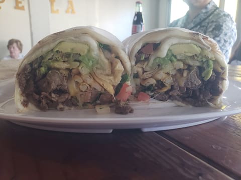 Burrito cross-section